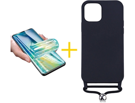Carcasa + Protector de Pantalla para iPhone 11 ACCETEL Negro