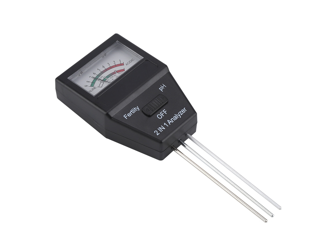 Medidor De Humedad Del Suelo Y Medidor De Ph 2 En 1 Para Plantas, Cultivos, Flores, Jardín Y Granja.