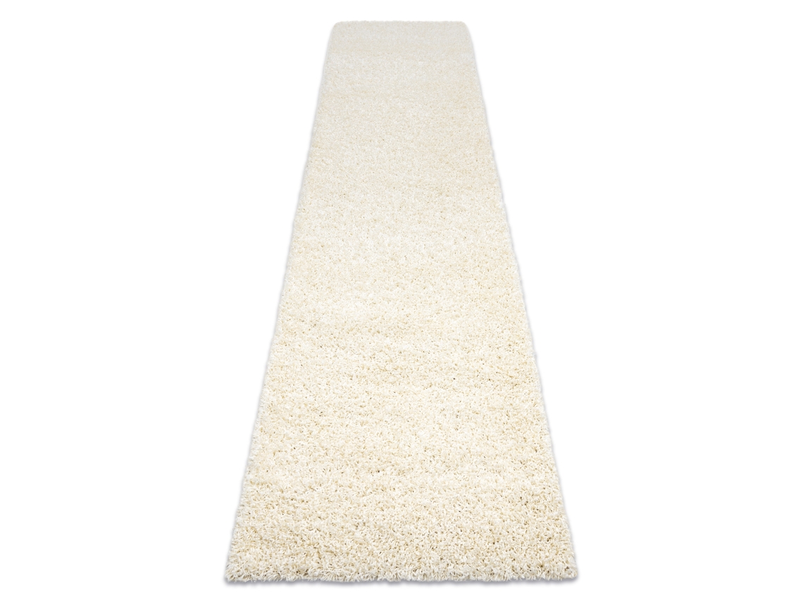 Alfombra, Alfombra de Pasillo Soffi Shaggy 5cm Crema - Para La Cocina, Entrada, Pasillo