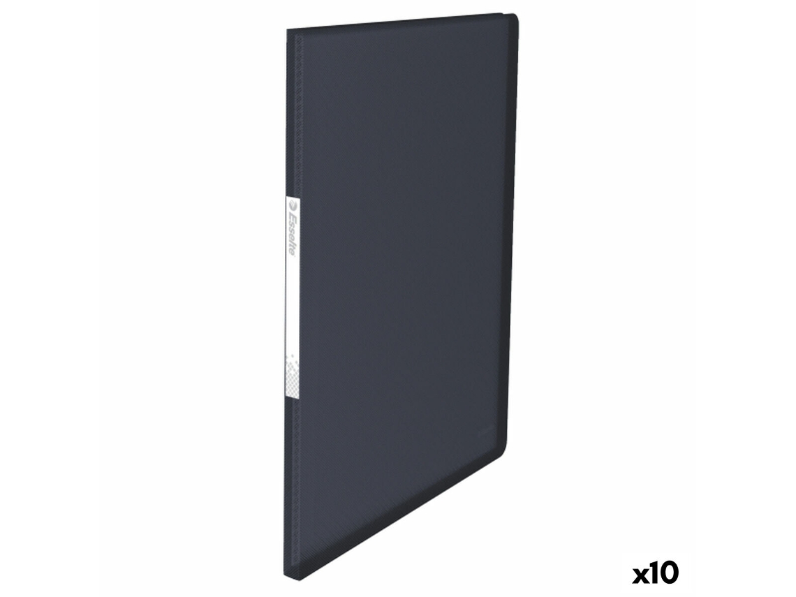 Carpeta ESSELTE Vivida Negro A4 (10 Unidades)
