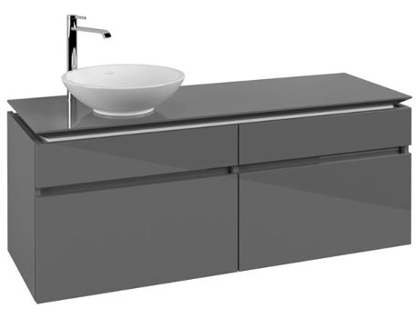 Módulo de lavabo Villeroy &amp Boch Legato B588 1400x550x500mm lavabo lado izquierdo