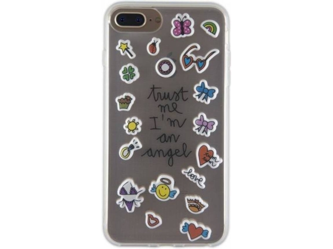 Funda iPhone 6 Plus, 6s Plus, 7 Plus, 8 Plus SILVIA TOSI Stickers Multicolor