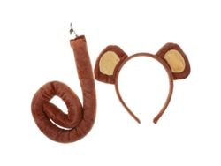 Accesorio De Cosplay De Mono Con Orejas Y Tiara De Cola Para Fiestas Y Actuaciones.