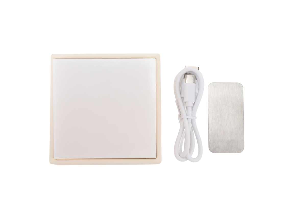 Lámpara De Noche Infantil Pequeña, Recargable, Inalámbrica, Led, Portátil, Regulable, Con Batería, 0,5 W, Color Blanco Lechoso.