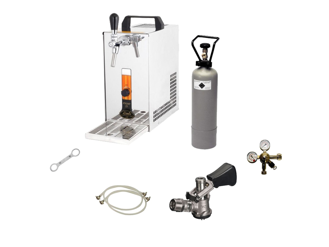 Dispensador de cerveza PYGMY 25 LE, Enfriador seco de 1 línea, 30 litros/h ICH-ZAPFE sin