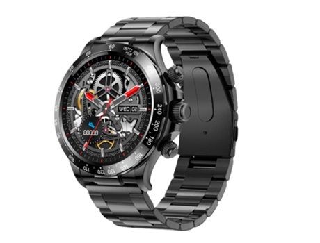 Reloj inteligente con seguimiento de ruta GPS, reloj inteligente con llamada Bluetooth para hombre, termómetro corporal, Monitor de salud, reloj in...
