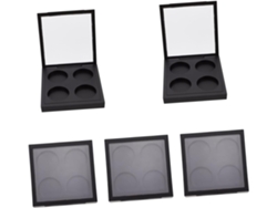 Estuches Magnéticos Vacíos De 5 Piezas Para Sombras De Ojos Para Guardar Cosméticos