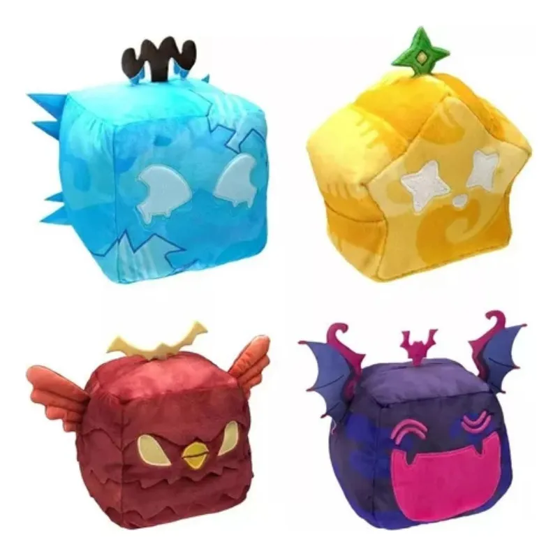 4 peluches de frutas Blox, Navidad, amantes de los juegos, vayotoy