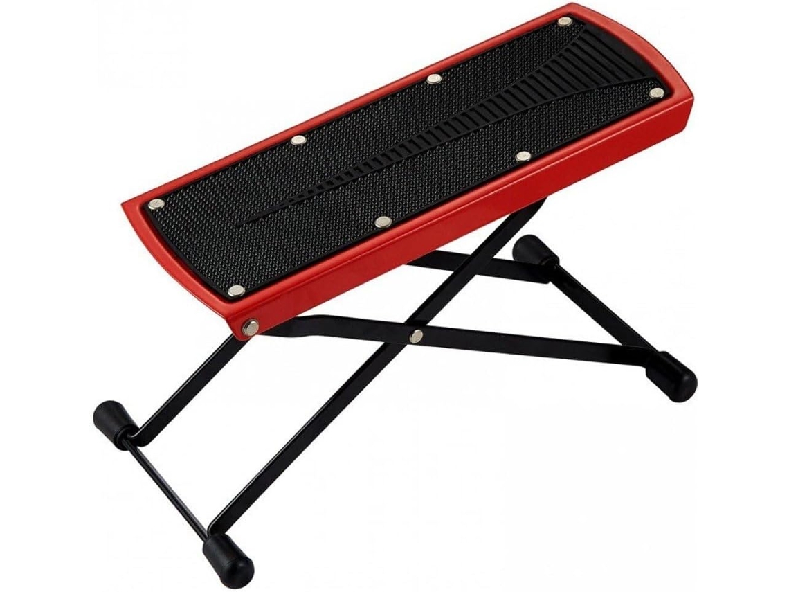 Reposapiés Para Guitarra Ajustable En Altura, Pedal De Metal, Accesorios De Goma Antideslizante.