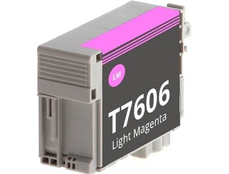 Cartucho para Epson t7606 Magenta Claro Tinta de Pigmento c13t76064010