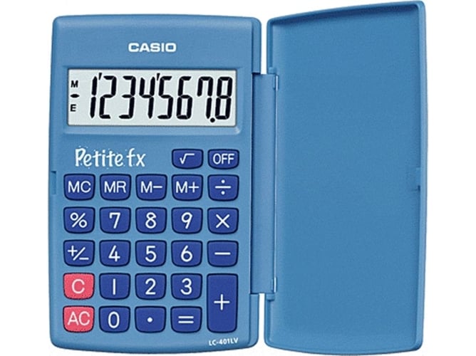 CALCULADORA BOLSO CASIO LC-401LV AZUL