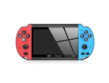 Consola con 200 jogos cor azul y Rojo videojogos portátil bateria Recargable