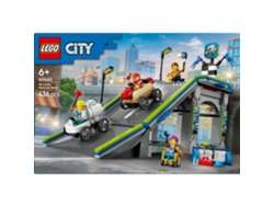 LEGO City: Sem Limites: Pista com Rampa para Carros de Corrida – Carros soapbox com minifiguras (436 peças)