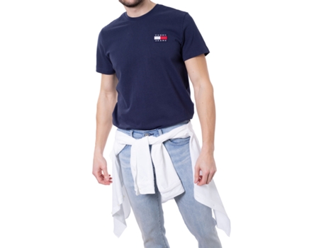 Camiseta de Hombre TOMMY JEANS Azul (2XL)