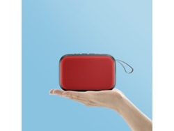 Altavoz Bluetooth Inalámbrico Portátil Mini Subwoofer Altavoz Textil Con Graves Para Exteriores Con Radio Fm Y Batería Recargable