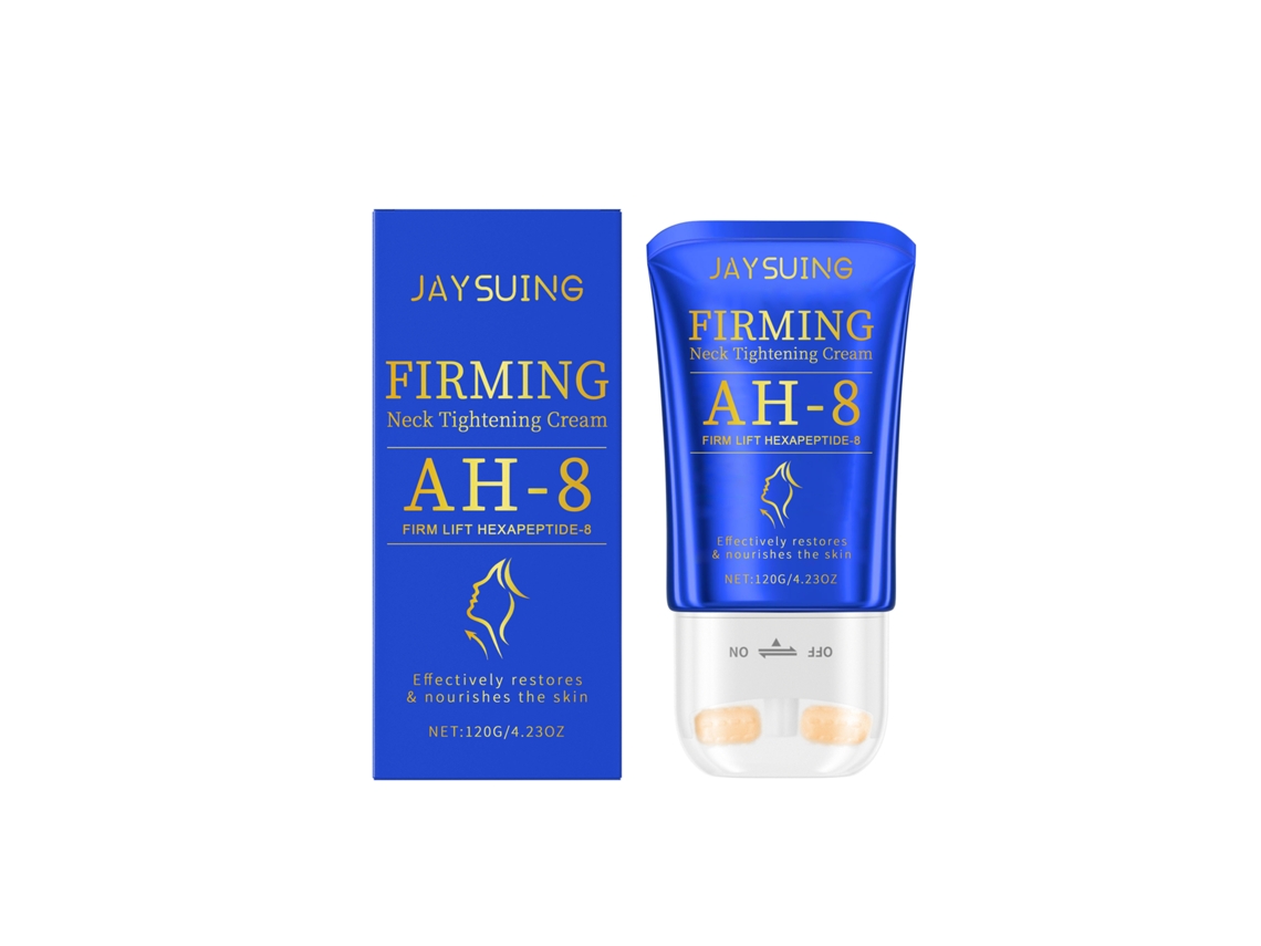 Crema para el cuello con disco reafirmante y antiarrugas.