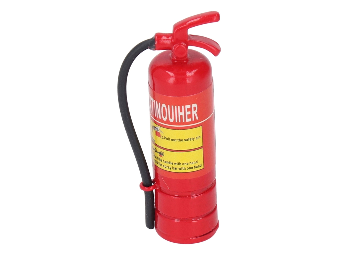 Extintor De Incendios En Miniatura Para Casa De Muñecas, Escala 1:12, Accesorio Decorativo De Aleación.