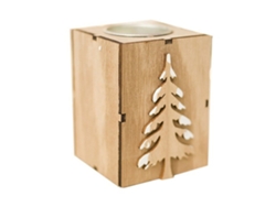 Portavelas De Madera Para Velas Tealight, Decoración De Hogar Para Navidad, Bodas Y Fiestas