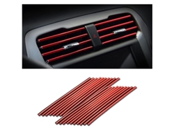 2026altiro-20 Piezas De Cinta Decorativa Para Rejillas De Ventilación Del Aire Acondicionado Del Coche, Universal, Impermeable Y Flexible.