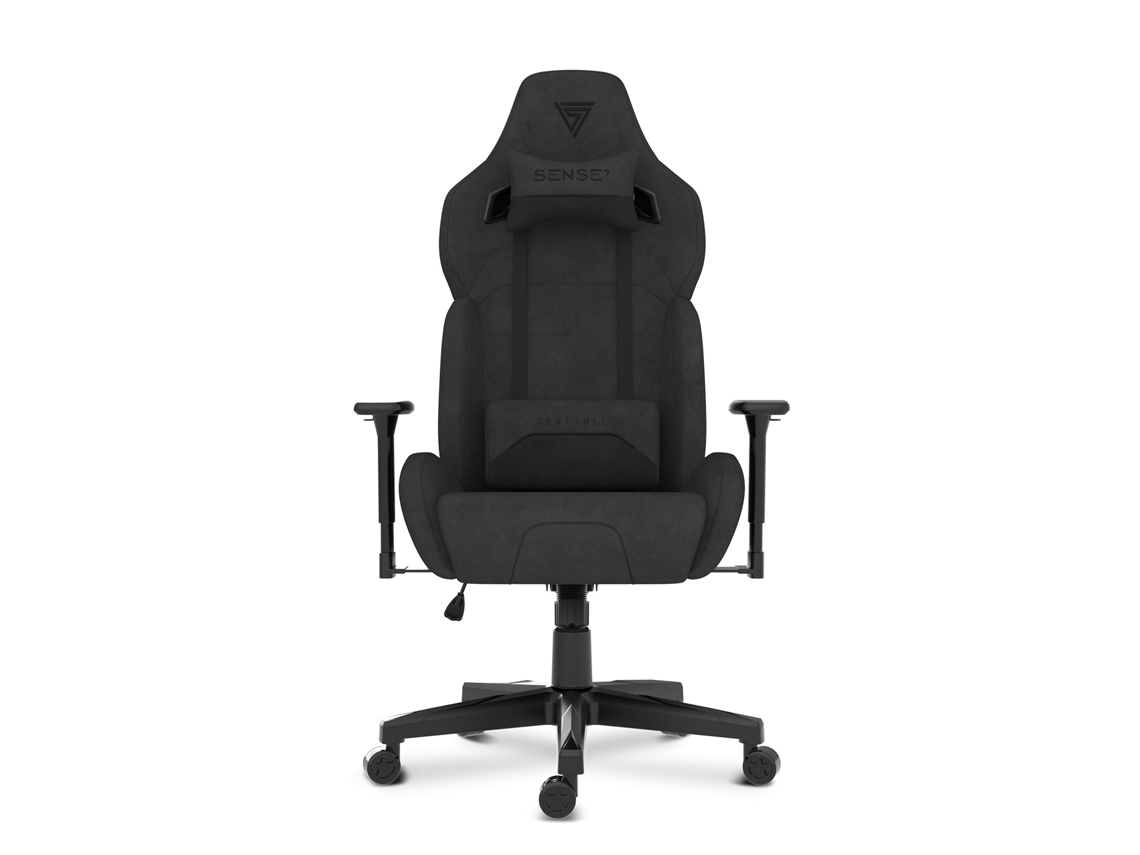 SENSE7 Sillón de tela para juegos Sentinel negro