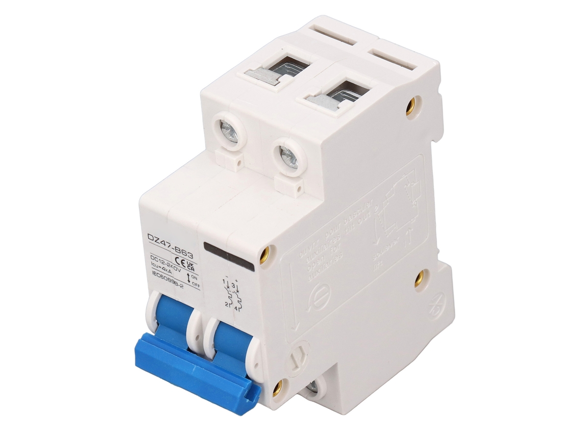 2026dz-interruptor De Circuito Cc 2p Para Fotovoltaica Protección Contra Sobrecarga Sensible Alto Dc12-240v 4ka 40a