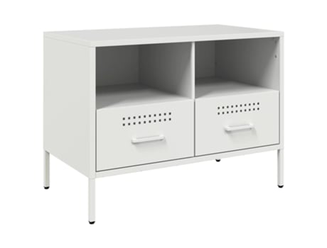 Mueble De Tv VIDAXL Blanco Acero (68x39x50,5 cm)