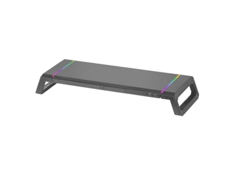 Soporte Monitor RGB Chroma Mars Gaming MGS-ONE Negro Tamaño Ajustable USB 2