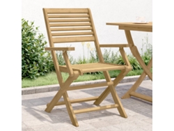 Sillas de jardín plegables (4 unidades, 54,5 x 61,5 x 86,5 cm), madera maciza de acacia, DKD Home Decor