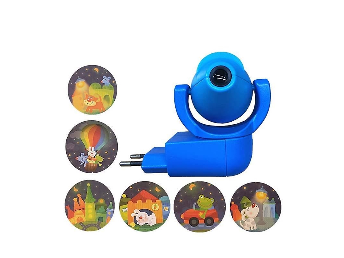 Proyector LED de animales Star Moon con 6 imágenes, sensor, enchufe, luz nocturna y ángulo de rotación de 360° | Sin marca