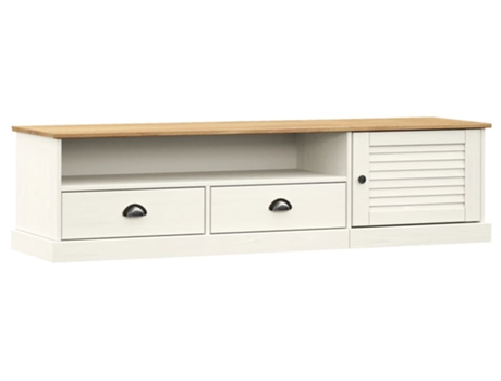 Mueble De Tv VIDAXL Blanco Madera (156x40x40 cm)