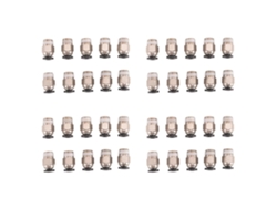 Pc4-m10 Male Straight Pneumatic Pefe Tube Push For E3d-v6 Fitting Connector Bowden Extruder 3d Printer (pack Of 40pcs)
