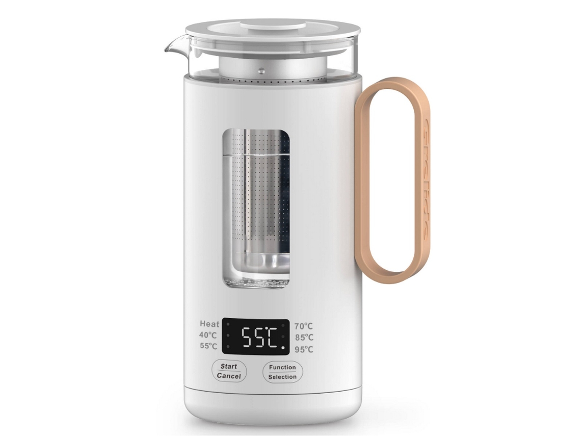 Tetera-tetera 2 en 1 0,5l 500w blanca TEAZENEVOLUTION - NATURAMIX