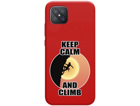Carcasa Oppo Reno 4Z 5G TUMUNDOSMARTPHONE Silicona Líquida Dibujos Rojo