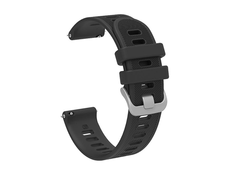 Correa De Reloj Inteligente Para Garmin Garminmove Style 20 Mm Correa De Reloj De Sarga De Silicona Negra VENISYMLIS