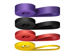 Akaload Juego 11 Bandas Elásticas Resistencia Látex Alta Resistencia Ejercicios Dominadas Asistencia Pilates Fitness