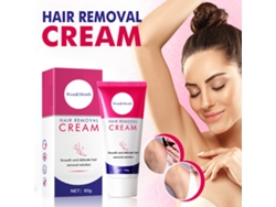 Crema depilatoria suave con extracto de flor de cerezo, depilación rápida y eficaz, 60 g