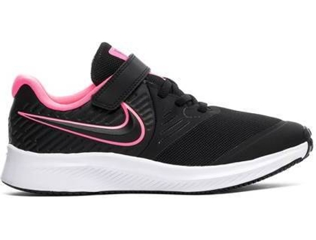 Zapatillas NIKE Star Runner 2 Cuero natural, Material sintético Niños (27.5 - Negro, Rosa)