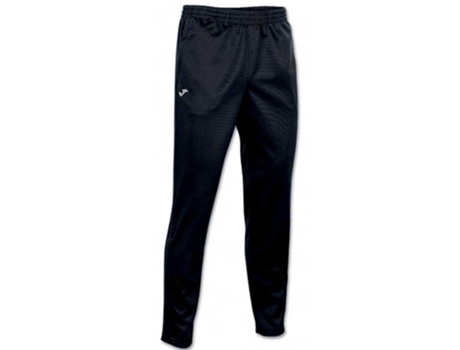 Pantalones para Hombre JOMA Interlock Poly Negro para Fútbol (XL)