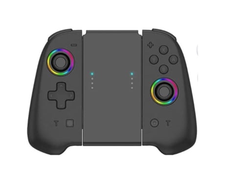 Kit Joycon Pro Turbo Led Rgb Nintendo Switch Negro ¡ANTIMPACTO!