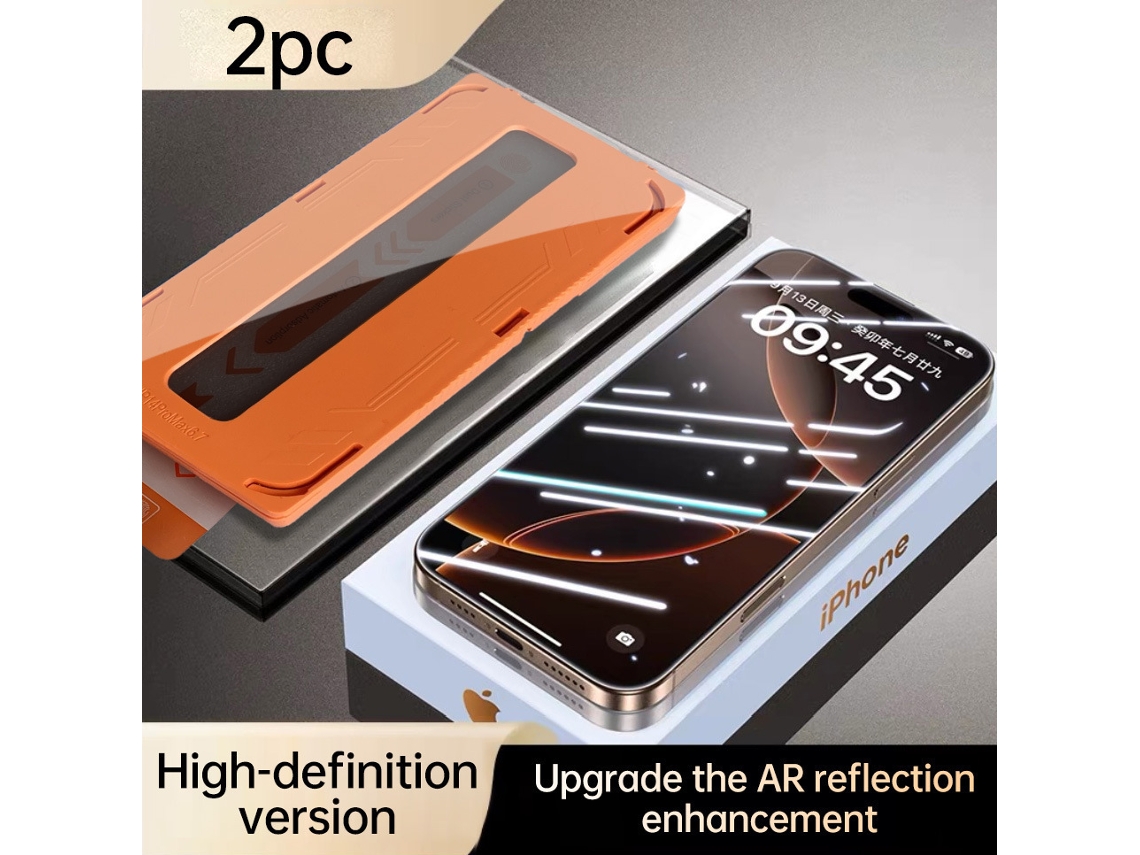 Protector De Pantalla De Vidrio Templado Para Iphone 16 Pro (2 Unidades - Alta Definición) Czhhmart