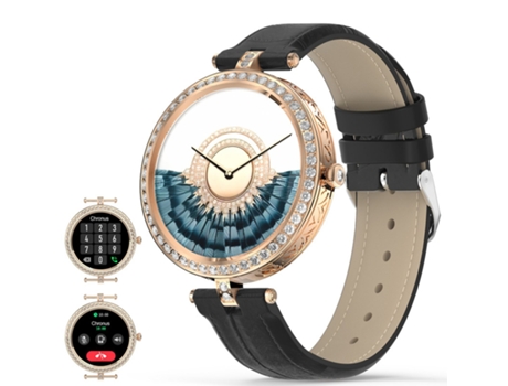 Reloj Inteligente Bluetooth Llamada IP67 iOS/Android Negro VEANXIN