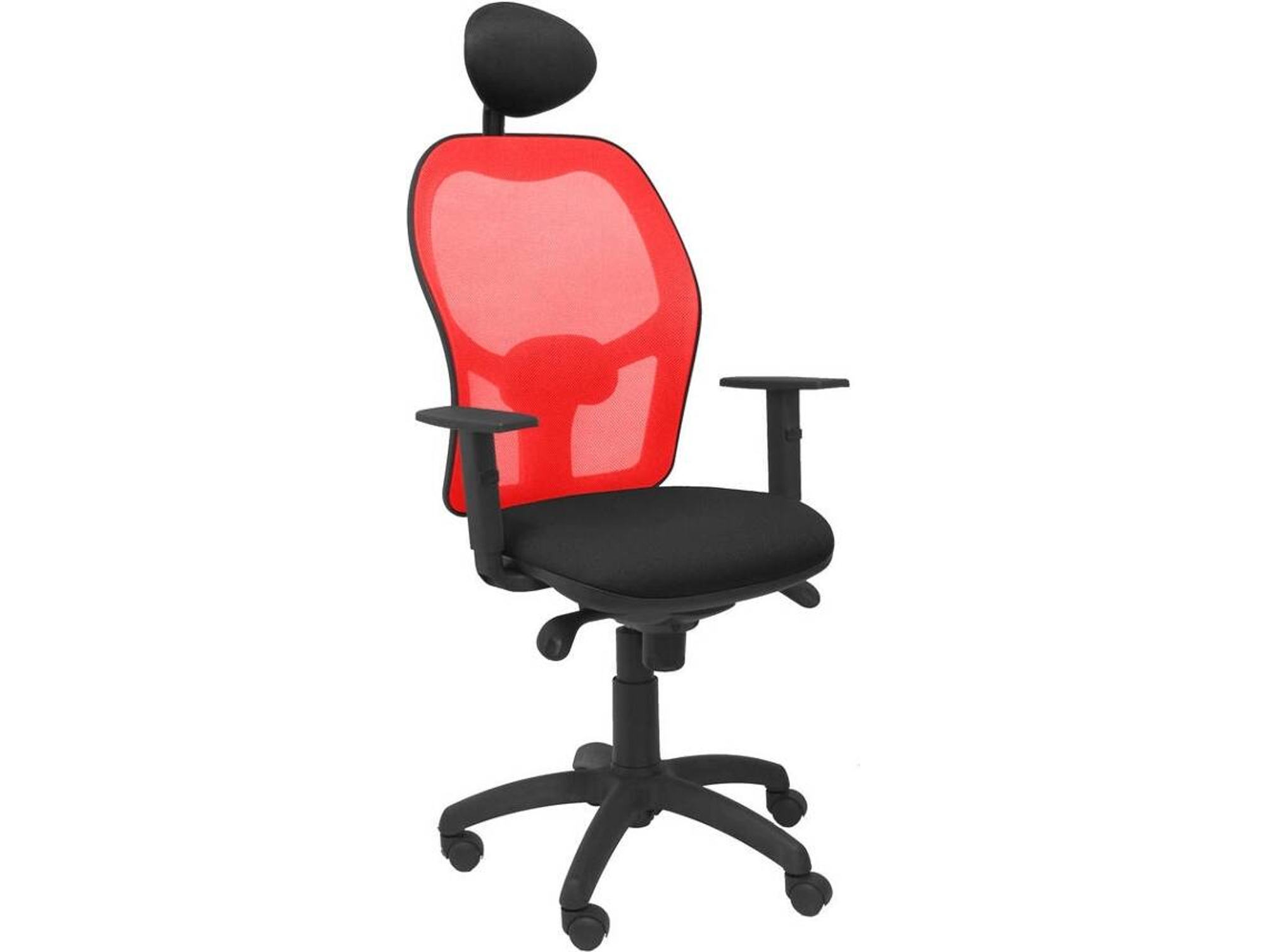 Silla de Escritorio Operativa PYC Jorquera C Negro R (Brazos Ajustables - Malla)