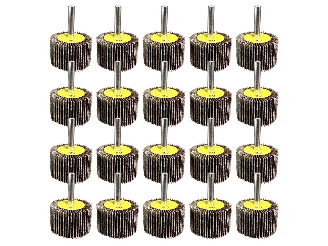 2026-rueda De Lija De 40 Mm 80 Abrasivo Para Taladros 6mm, Pastillas De Lijado Para Metal Madera Pintura