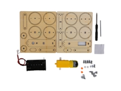 Kit De Transbordo De Engranajes Eléctrico Diy Para Estudiantes Modelo Educativo Inocuo Coche De Engranaje