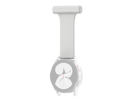 Correa de Silicona estilo pasador 22mm para Samsung Galaxy Watch4 40mm/44mm/Watch4 Classic 42mm/46mm - gris claro