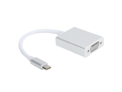 Adaptador tipo C a VGA Convertidor macho a hembra Plata Compacto Compatible con OS X