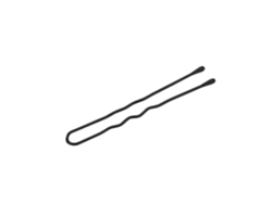 50 Clips De Pelo En Forma De U Delgados De Metal Negro Para Peinados Diy Y Belleza