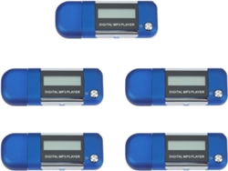 Reproductor Mp3 5x Con Memoria Usb De 4 Gb Y Compatible Con Pilas Aaa.