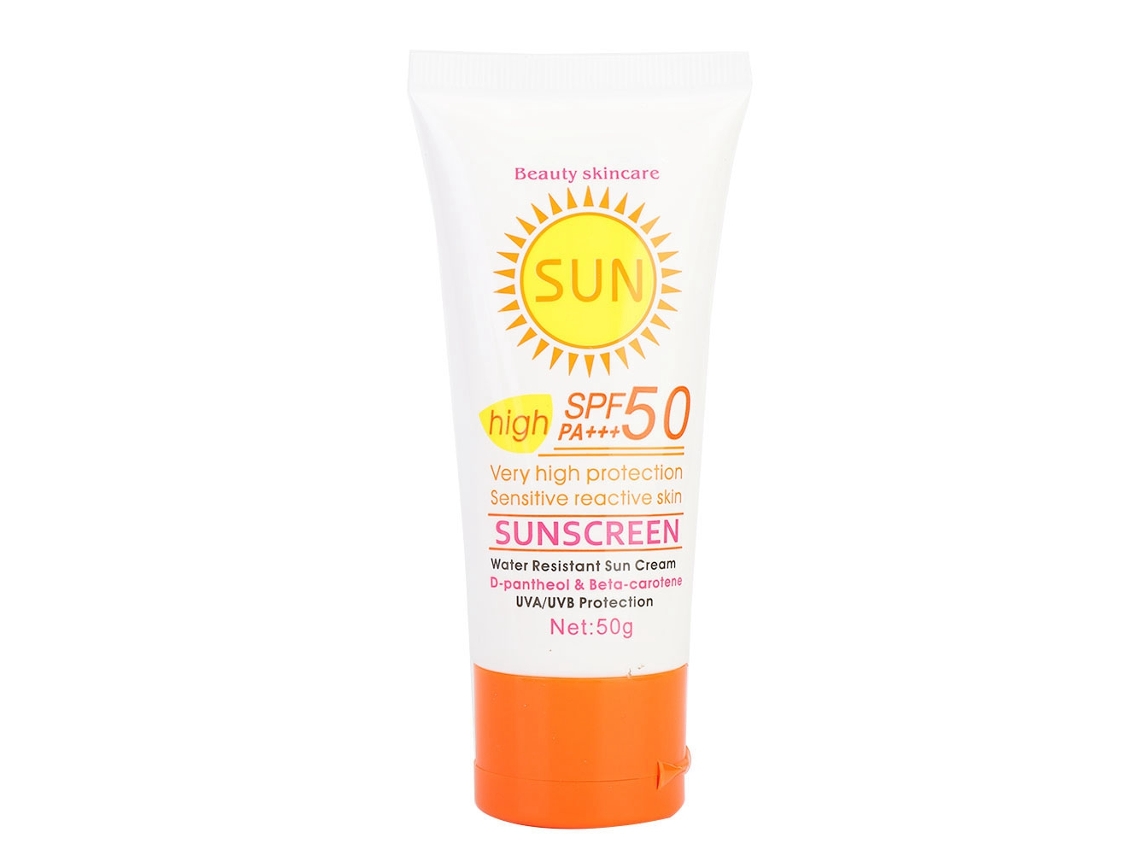 Crema solar para cuerpo y rostro con hidratación y protección de larga duración.