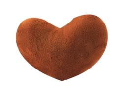 2026-cojín De Peluche Corazón/estrella Juguete Relleno Almohada Decoración Regalo Suave Marrón